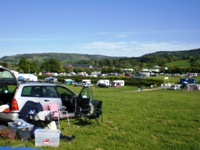 looking across to the Festival site