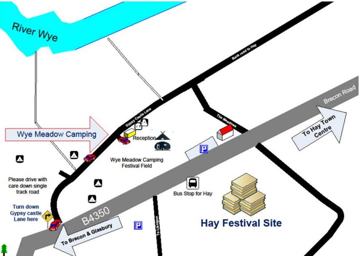 Directions to Wye Meadow Camping