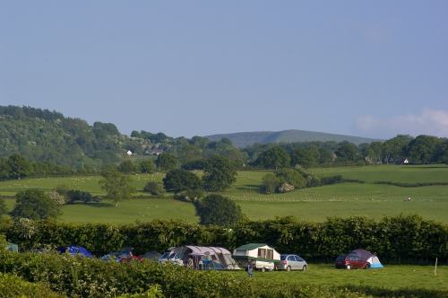 View from the campsite