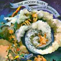 Moody Blues Question of Balance LP Sleeve. Click to See Lyrics by Justin Hayward